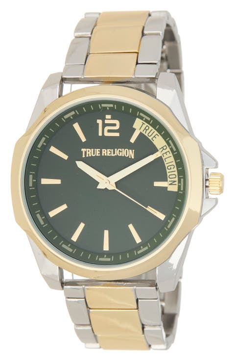 Logo Bracelet Analog Watch, 44mm