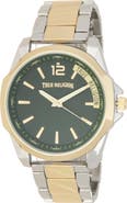 True Religion Logo Bracelet Analog Watch, 44mm