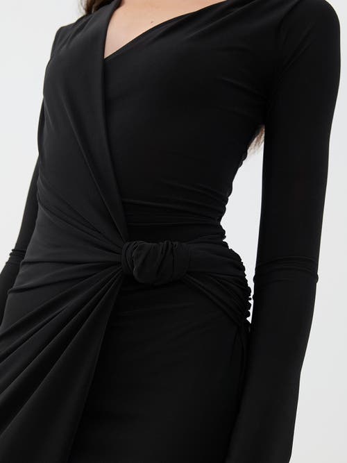 NOCTURNE NOCTURNE KNOTTED LONG DRESS