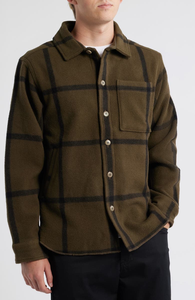 ALEX CRANE Park Wool Overshirt, Alternate, color, Tank