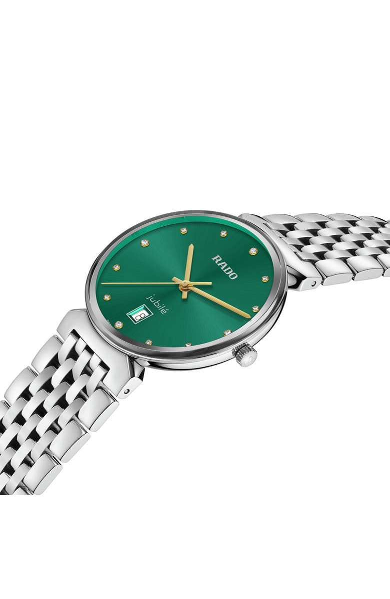 RADO Florence Diamond Bracelet Watch, 30mm, Alternate, color, 