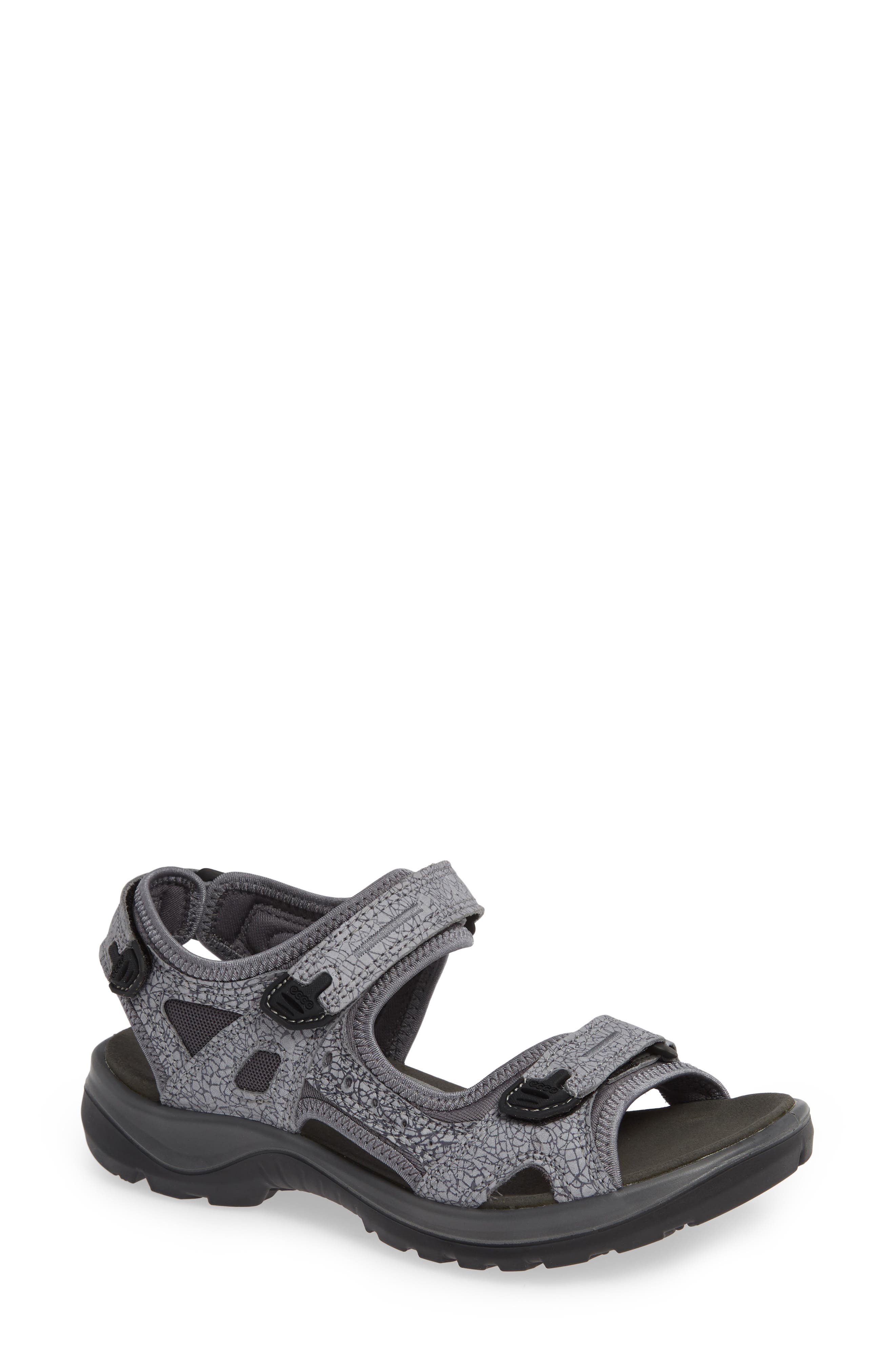 Yucatan Sandal, Main, color, TITANIUM/ DARK SHADOW NUBUCK