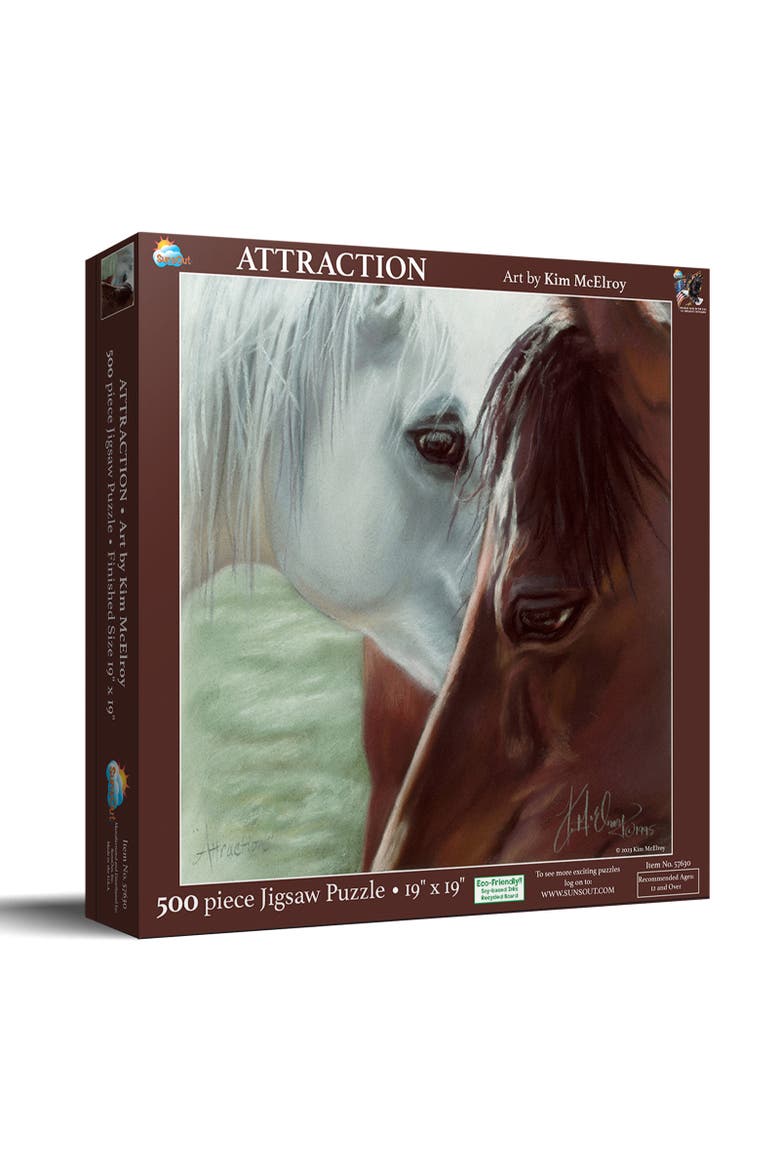 Attraction 500 piece Jigsaw Puzzle for Adults, Main, color, Multicolor