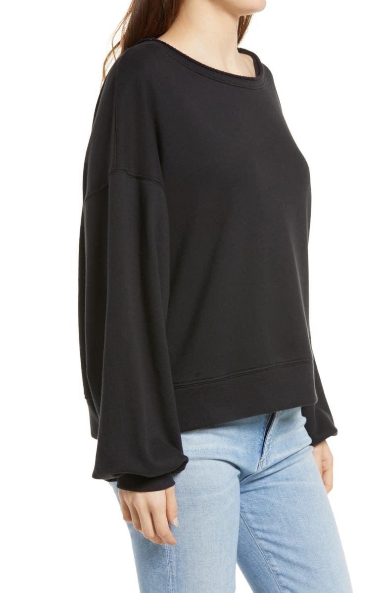 Treasure & Bond Raw Edge Sweatshirt, Alternate, color, 