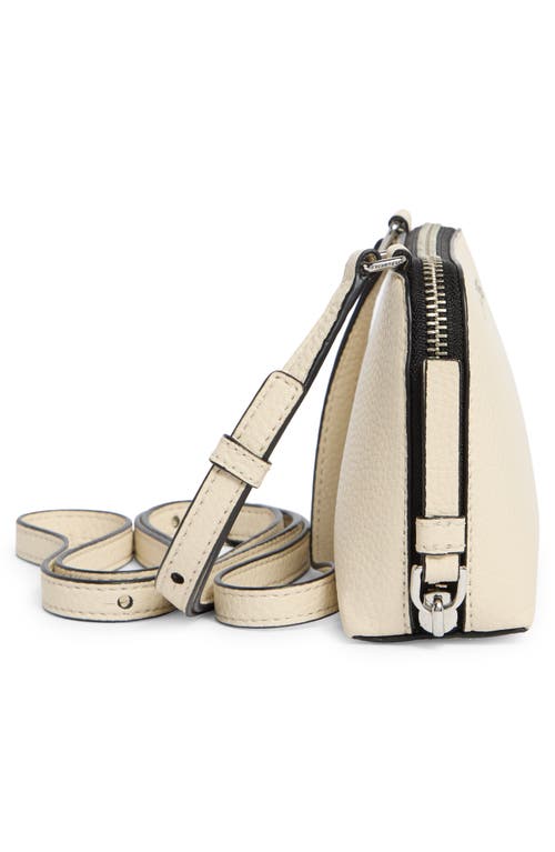 Marc Jacobs Small Leather Crossbody Bag In Marshmallow