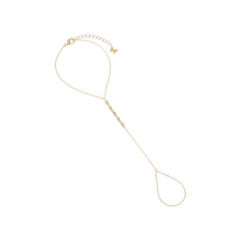 Multi Pear Clustered Hand Chain