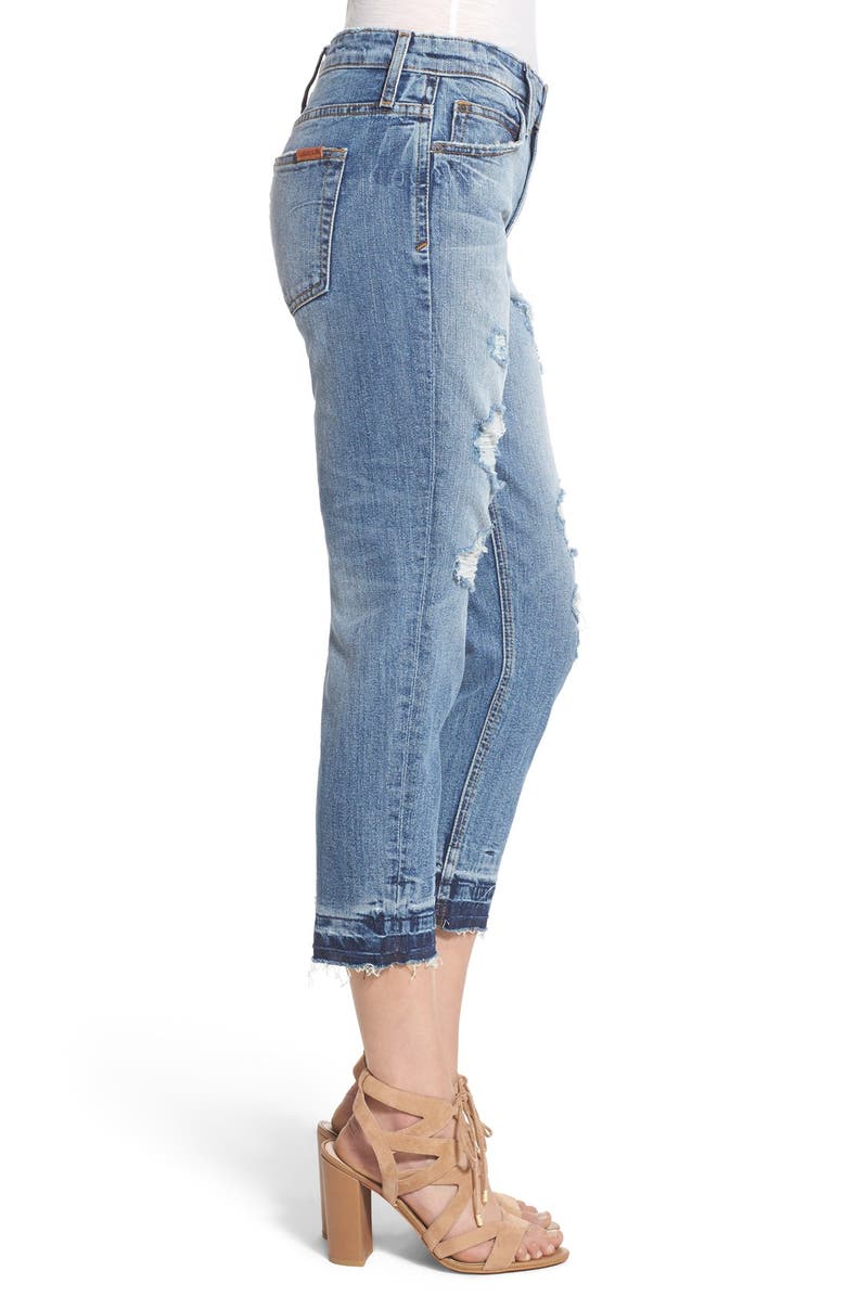 Joe's 'Billie' Destroyed Crop Slim Boyfriend Jeans, Alternate, color, 
