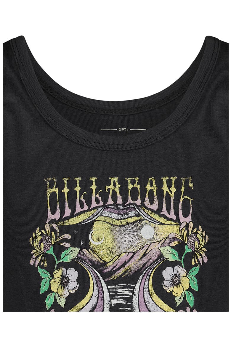 Kids' Wonderland Calls Crop Graphic Tank, Alternate, color, BLACK SANDS