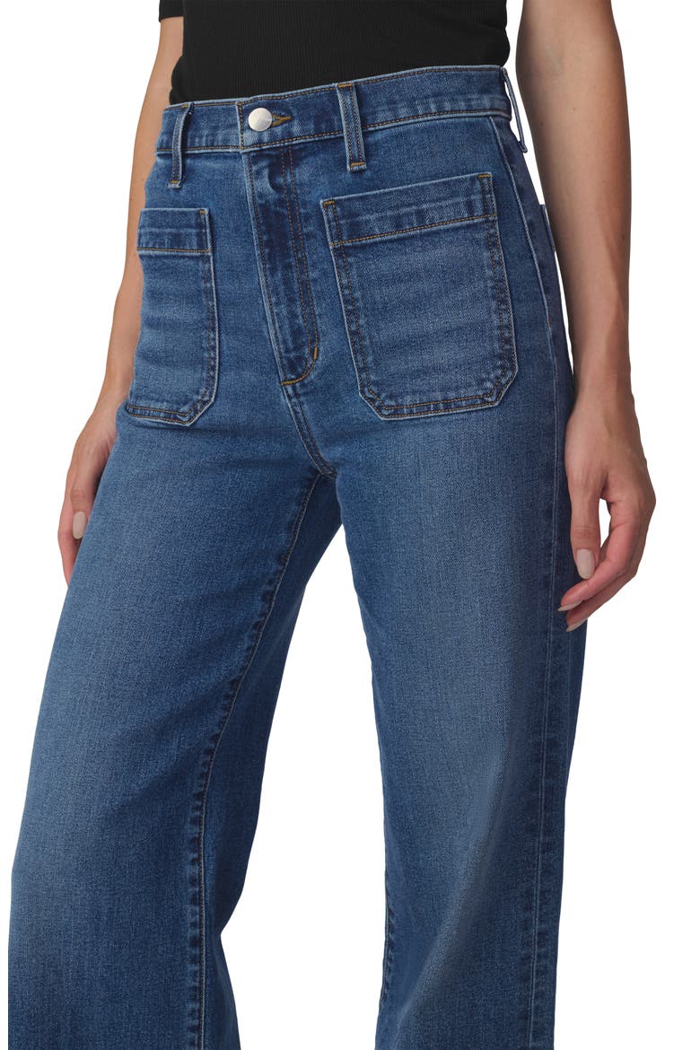 The Mia Patch Pocket High Waist Wide Leg Jeans, Alternate, color, ENDEARING