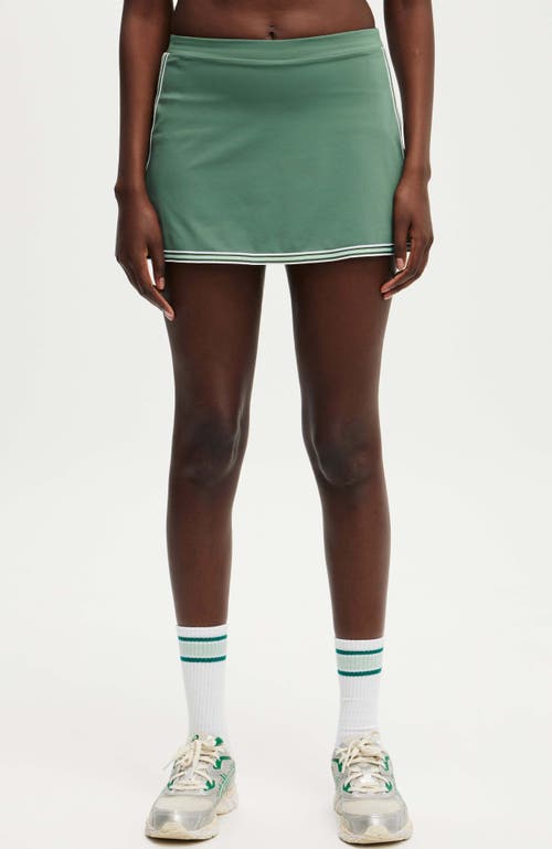 Cotton On Body Active Move Skirt In Emerald Forest