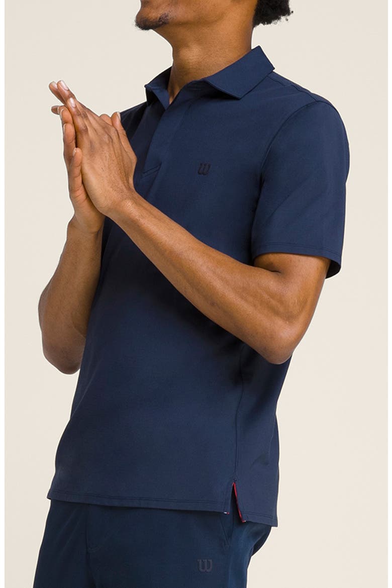 League Polo, Alternate, color, CLASSIC NAVY