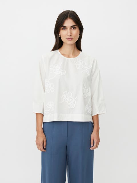 MaDrenithra Embroidered Blouse