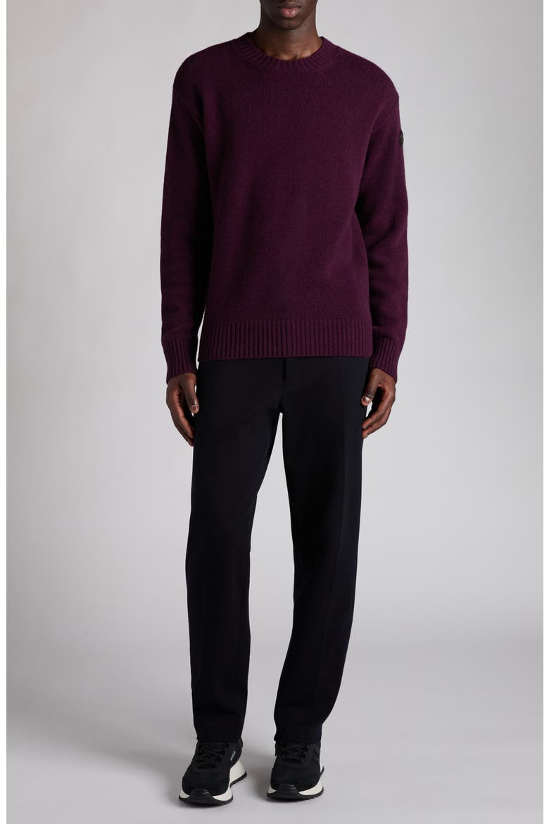 Wool & Cashmere Crewneck Sweater, Alternate, color, VIOLET