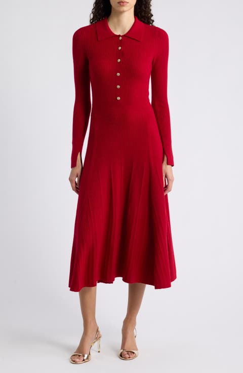 Ariana Cashmere Sweater Midi Dress