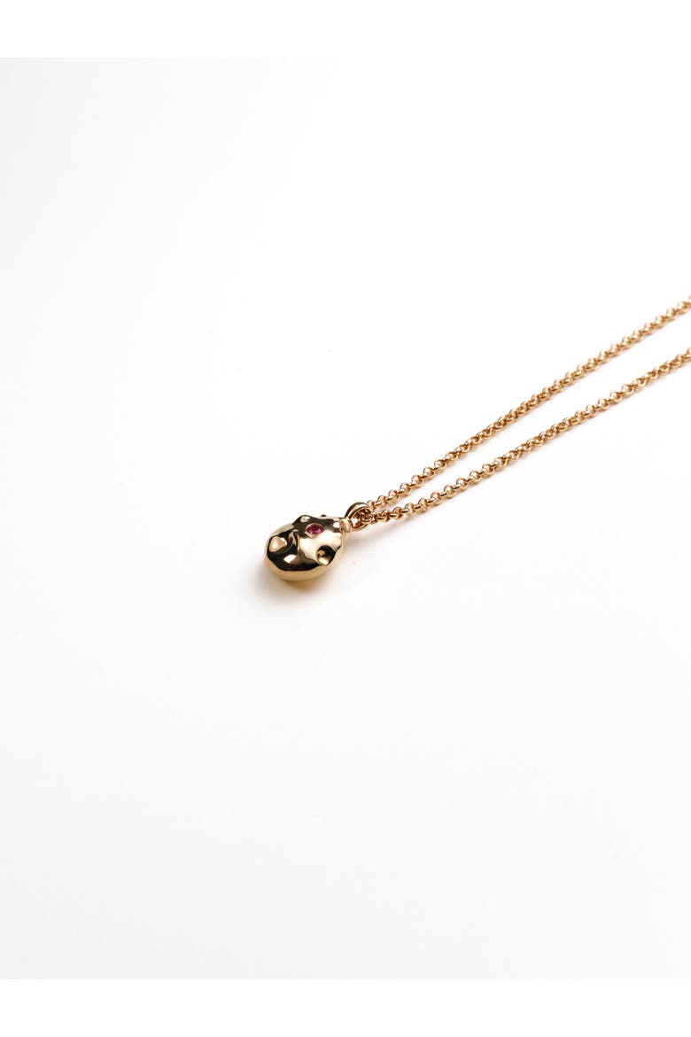 Finn Nugget Necklace, Main, color, 14K Recycled Gold Vermeil