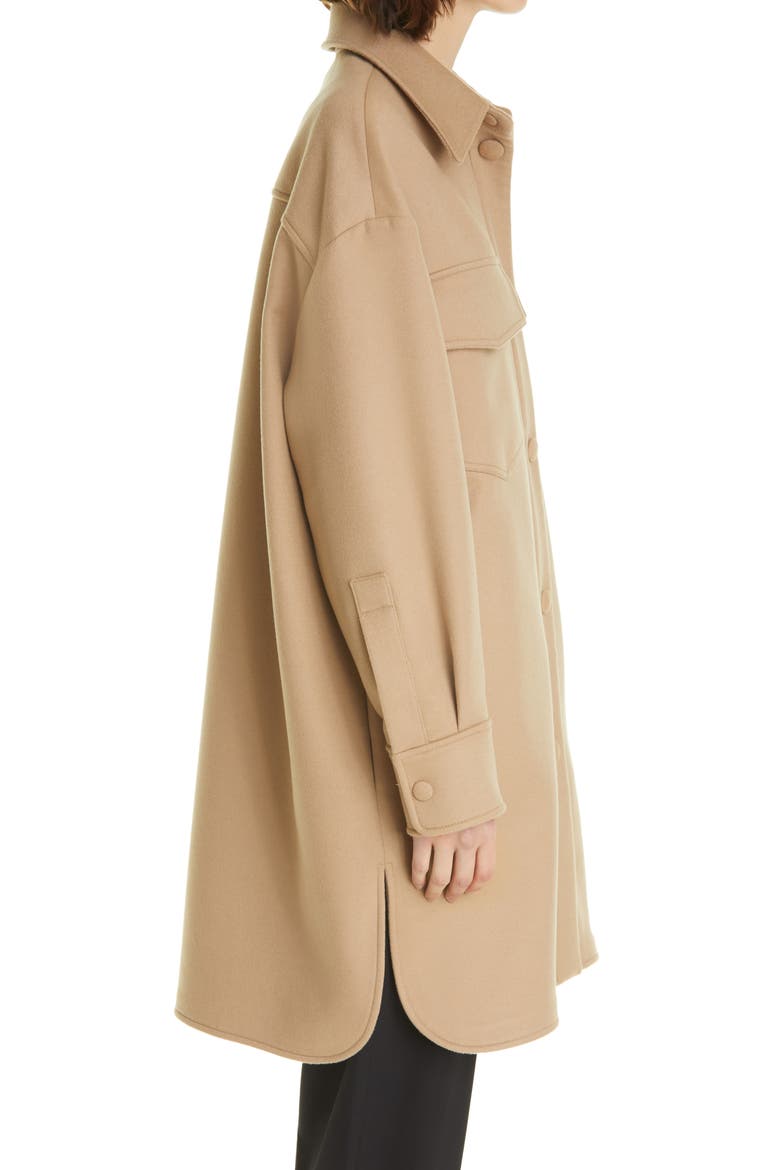 Kerry Oversize Wool Utility Coat, Alternate, color, CAMEL
