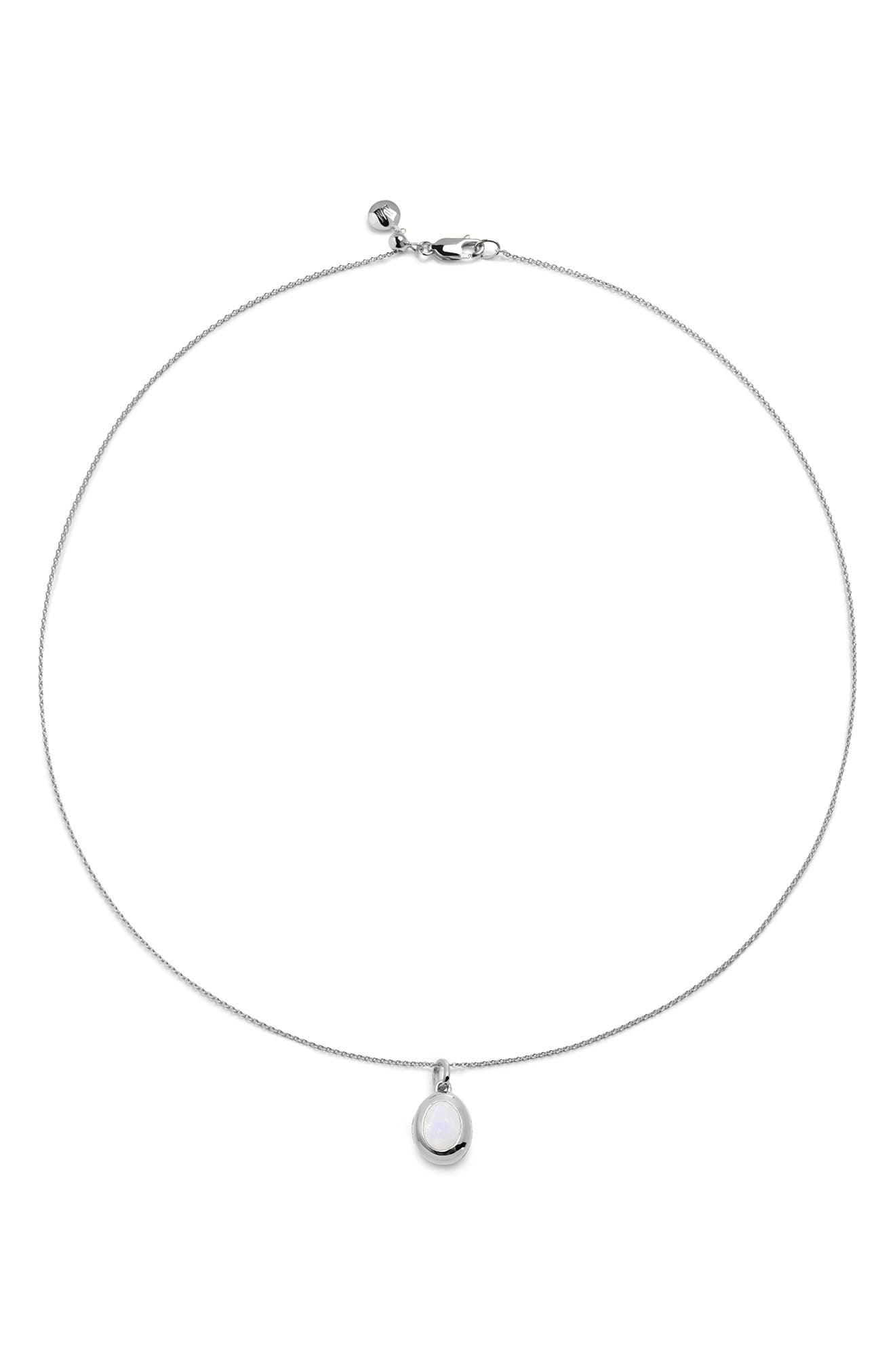 STERLING SILVER / MOONSTONE
