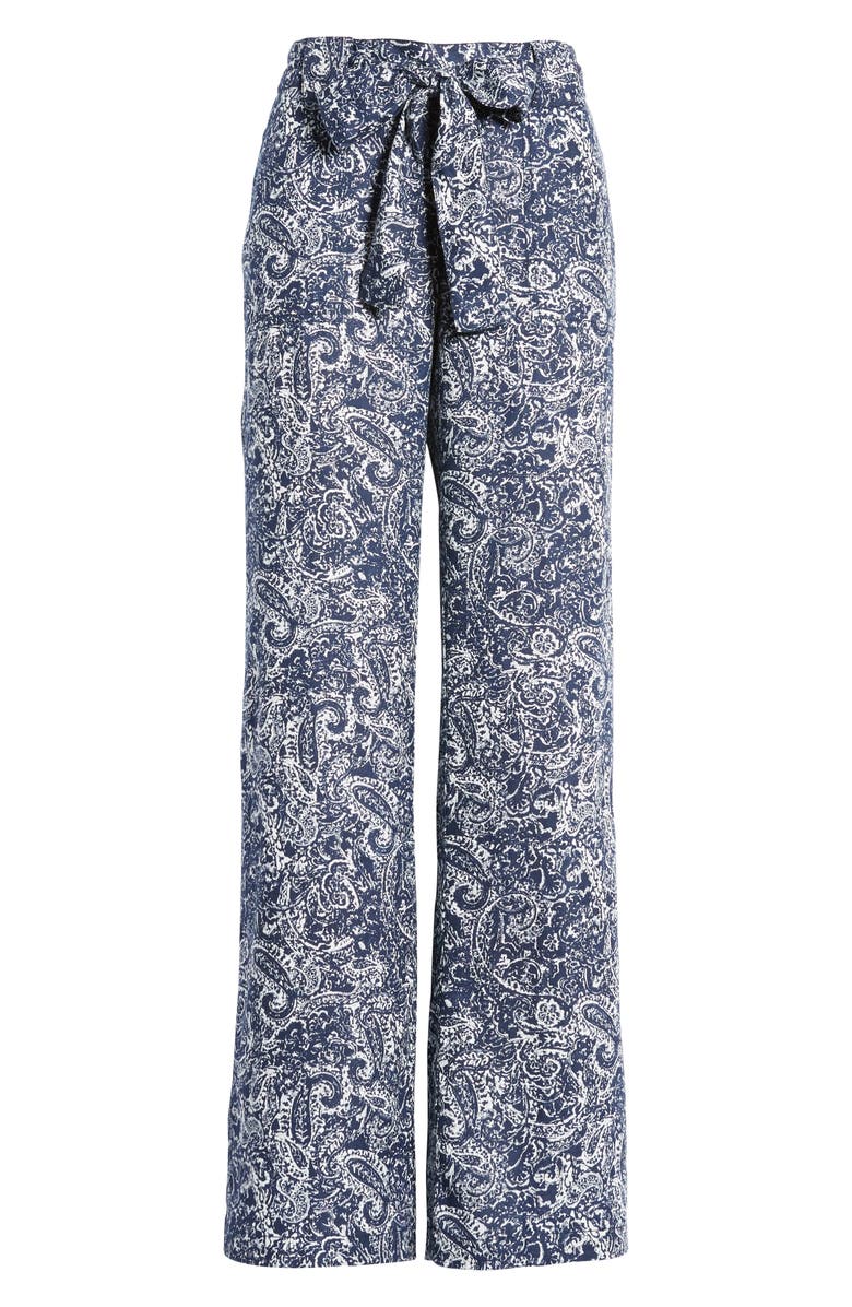 Caslon<sup>®</sup> New Belted Linen Pants, Alternate, color, 