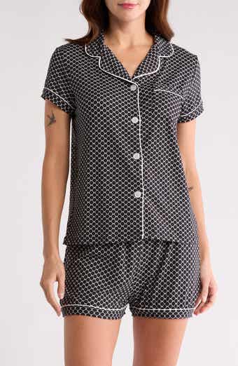 Tart Dixie Short Sleeve Button-Up Shirt & Shorts Pajamas