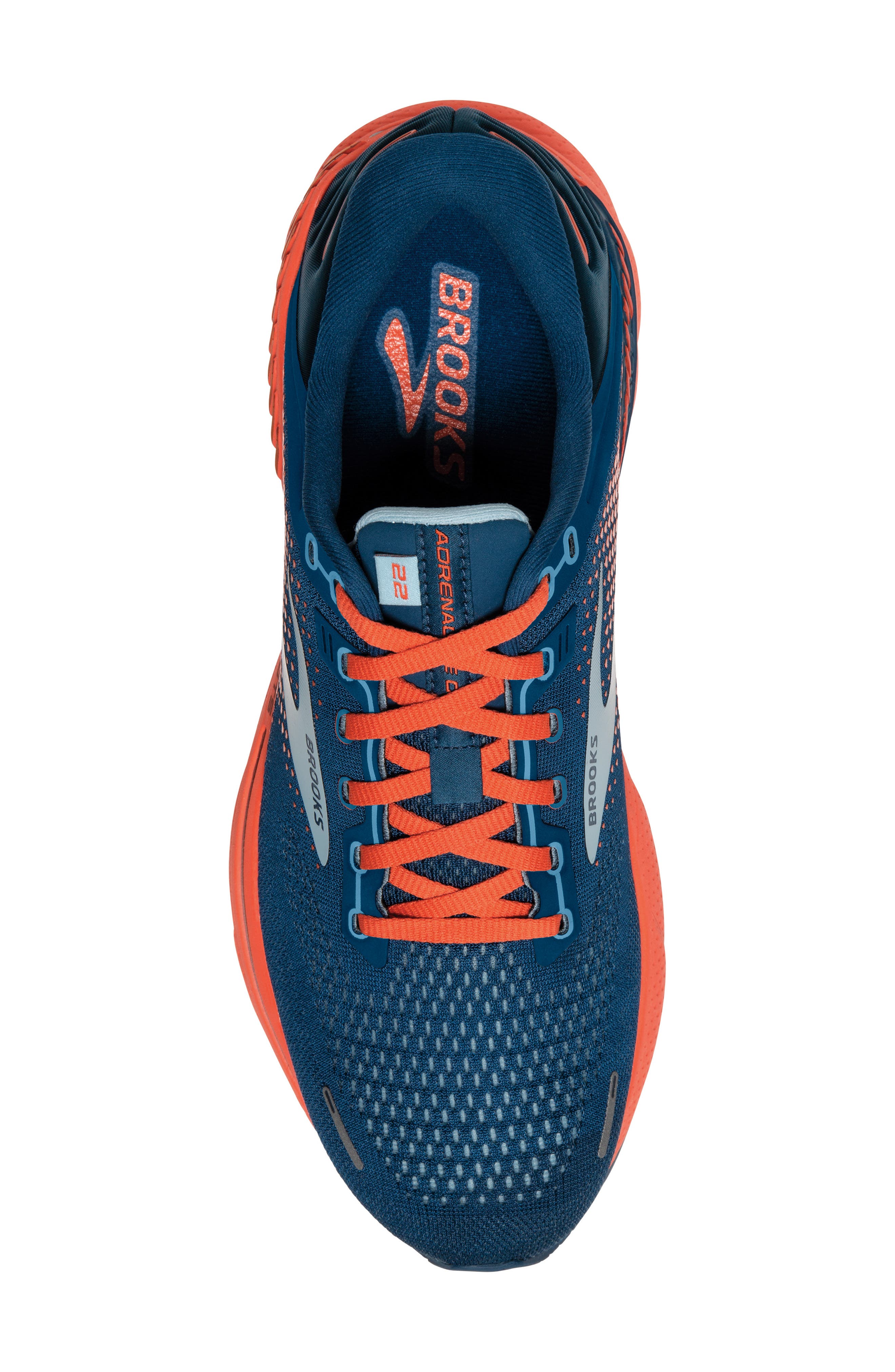 Brooks Adrenaline GTS 22 Men\'s 11 D Running Shoes Breathable Mesh Navy Red Brooks Adrenaline GTS 22 Men main image 3