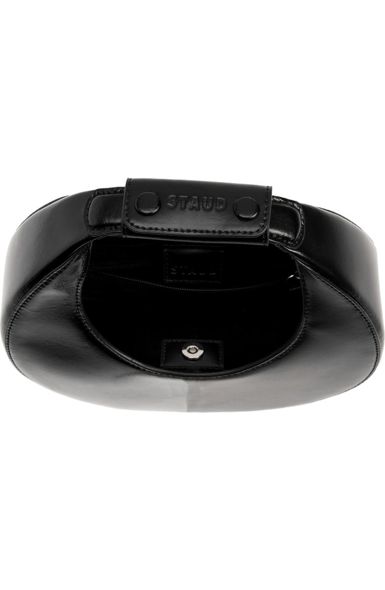 STAUD Mini Moon Split Leather Bag, Alternate, color,