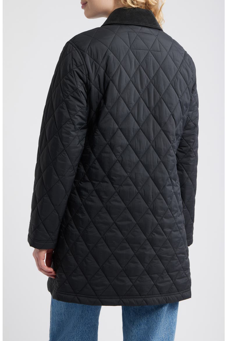 Sun River Quilted Field Coat, Alternate, color, BLACK