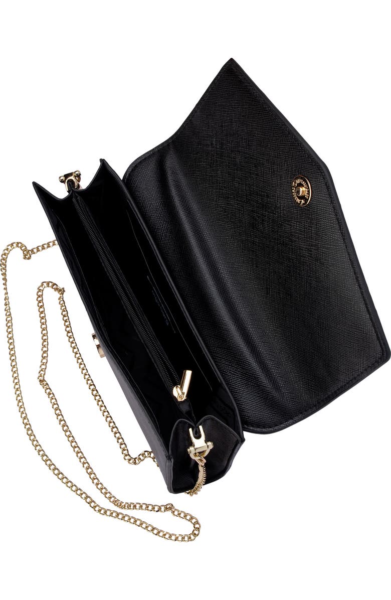 Olga Berg Nic Faux Leather Clutch, Alternate, color,