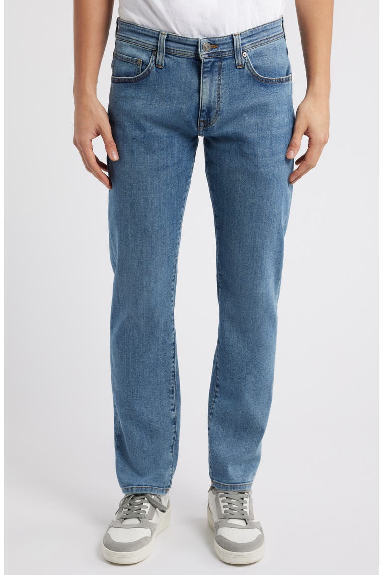 Slim Straight Leg Jeans, Main, color, WESTERN BLUE