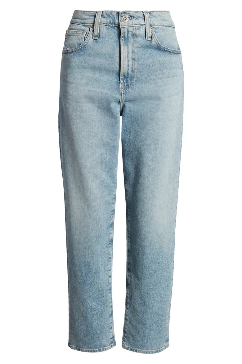 Rian High Waist Ankle Straight Leg Jeans, Alternate, color, ECLIPSED