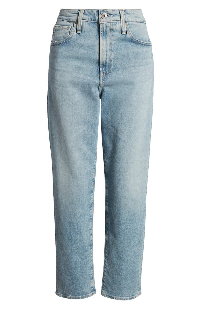 AG Rian High Waist Ankle Straight Leg Jeans, Alternate, color, 