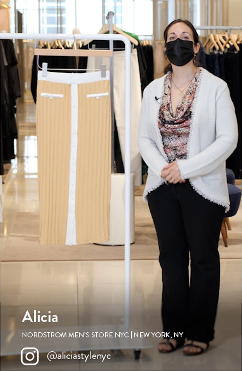 Izzie Ribbed Skirt, sales video thumbnail