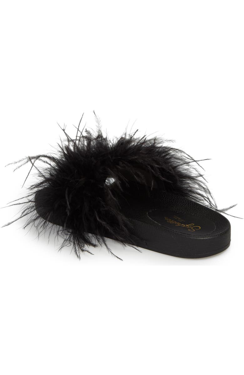 Seychelles In Your Cap Feather Slide Sandal, Alternate, color,