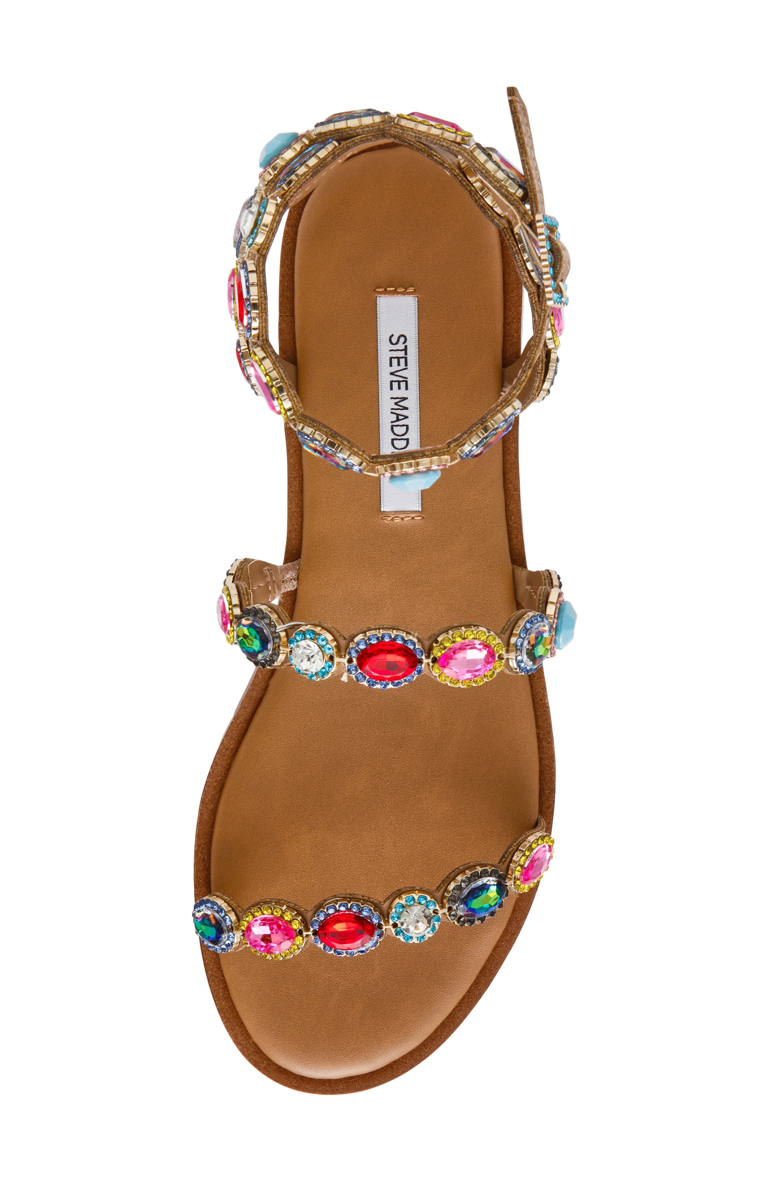 Steve Madden Tawnie Ankle Strap Sandal, Alternate, color, Bright Multi