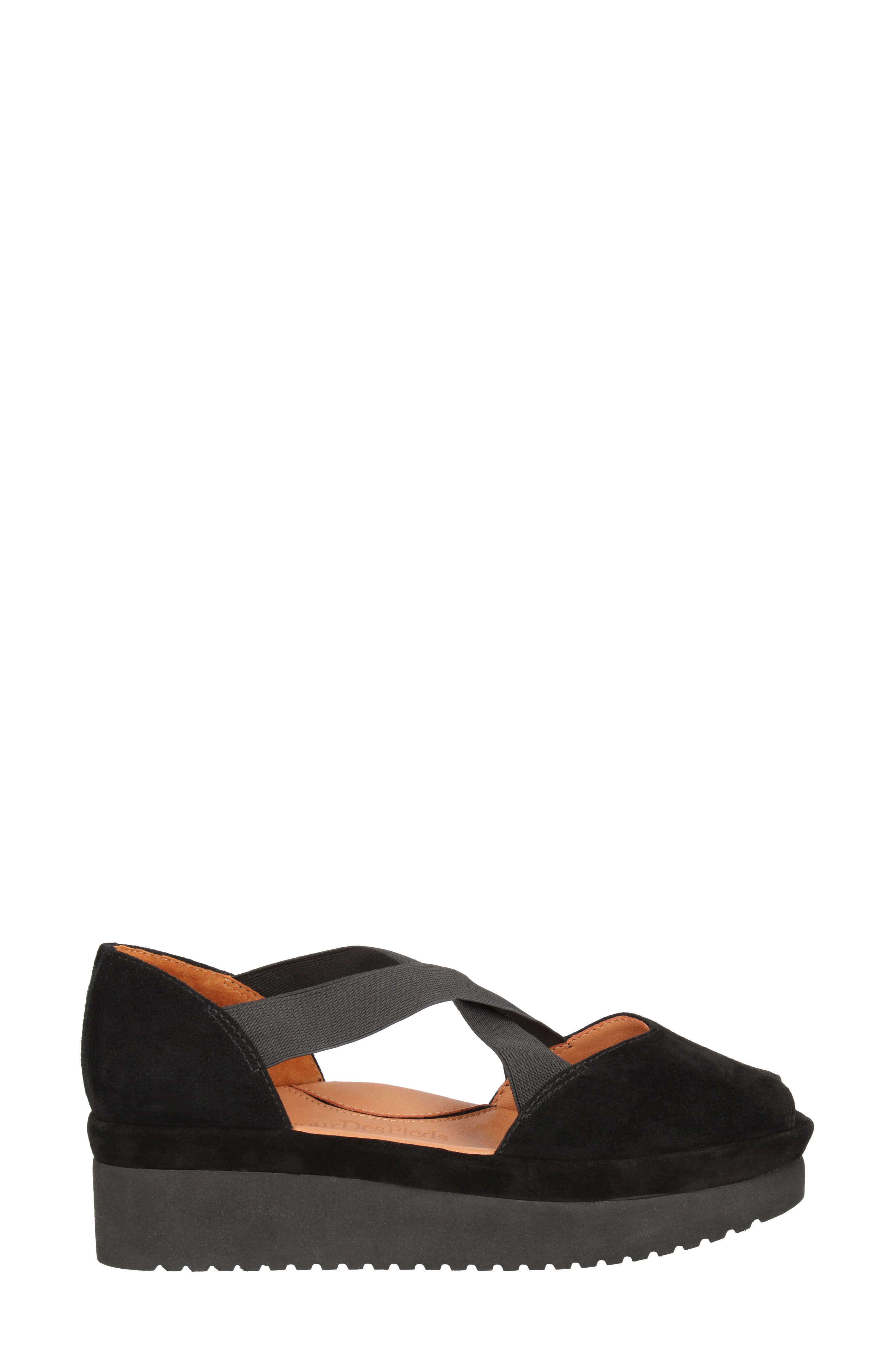 L'Amour des Pieds Alessio Open Toe Wedge, Alternate, color, 