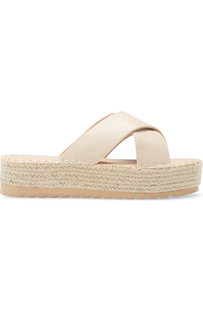 Coconuts by Matisse Beach by Matisse Cove Platform Slide Sandal, Alternate, color, Natural Synthetic