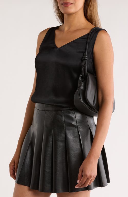 Bcbg Flap Knot Shoulder Bag In Black