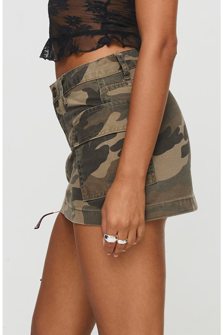 Zakai Denim Cargo Miniskirt, Alternate, color, DARK GREEN