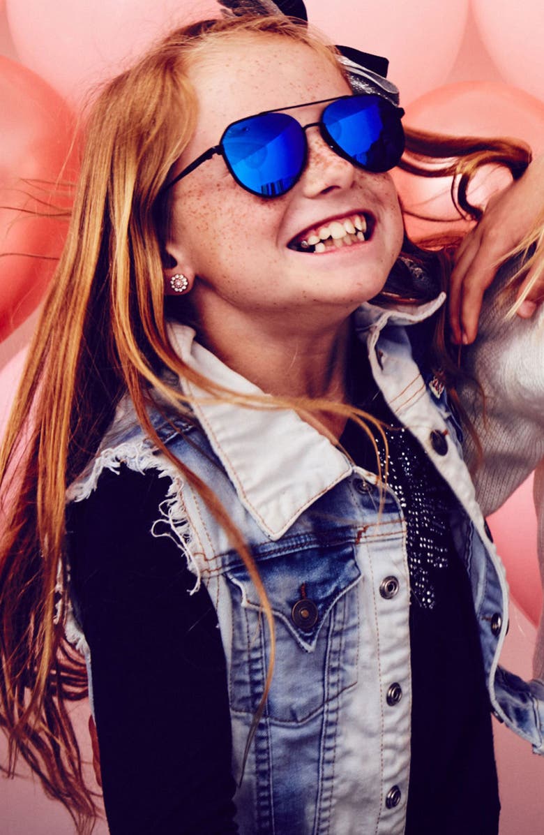 DIFF Mommy & Me Dash 2-Pack Aviator Sunglasses, Alternate, color,