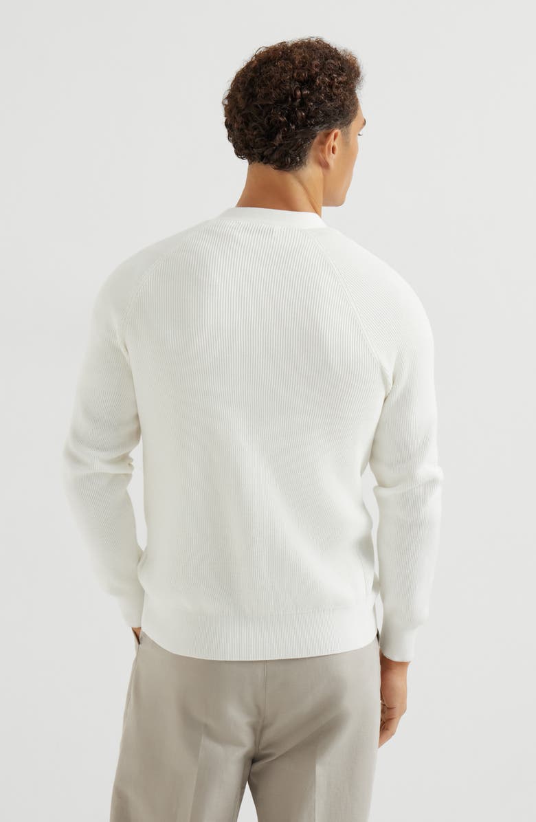 Brunello Cucinelli English Rib knit cardigan, Alternate, color, Panama