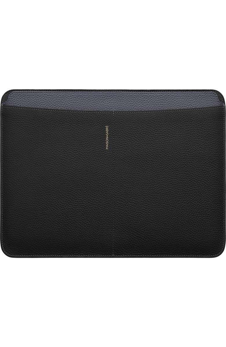 MAISON de SABRÉ Leather Laptop Sleeve, Main, color,