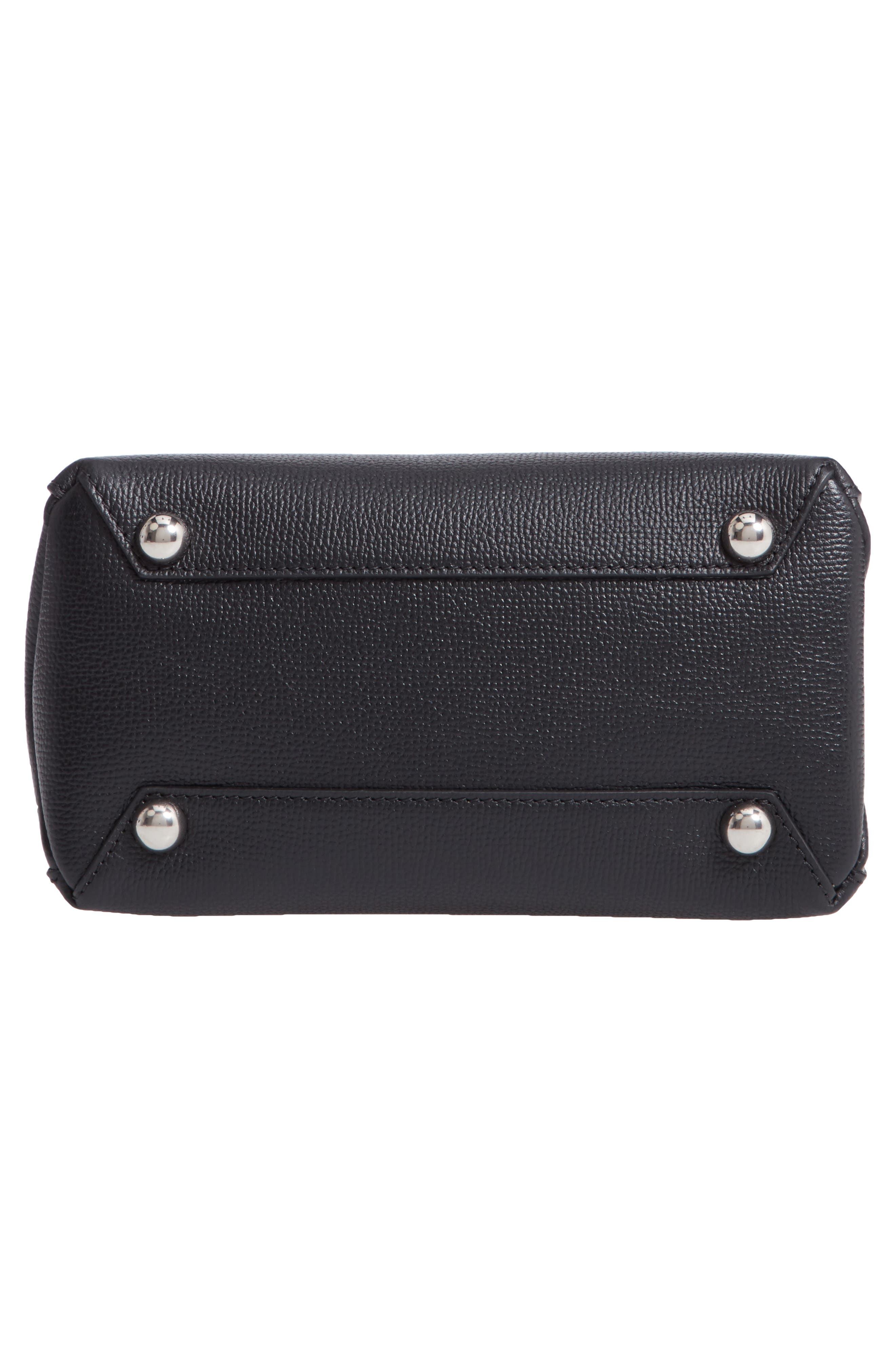 Burberry Baby Banner Leather Satchel, Alternate, color, 