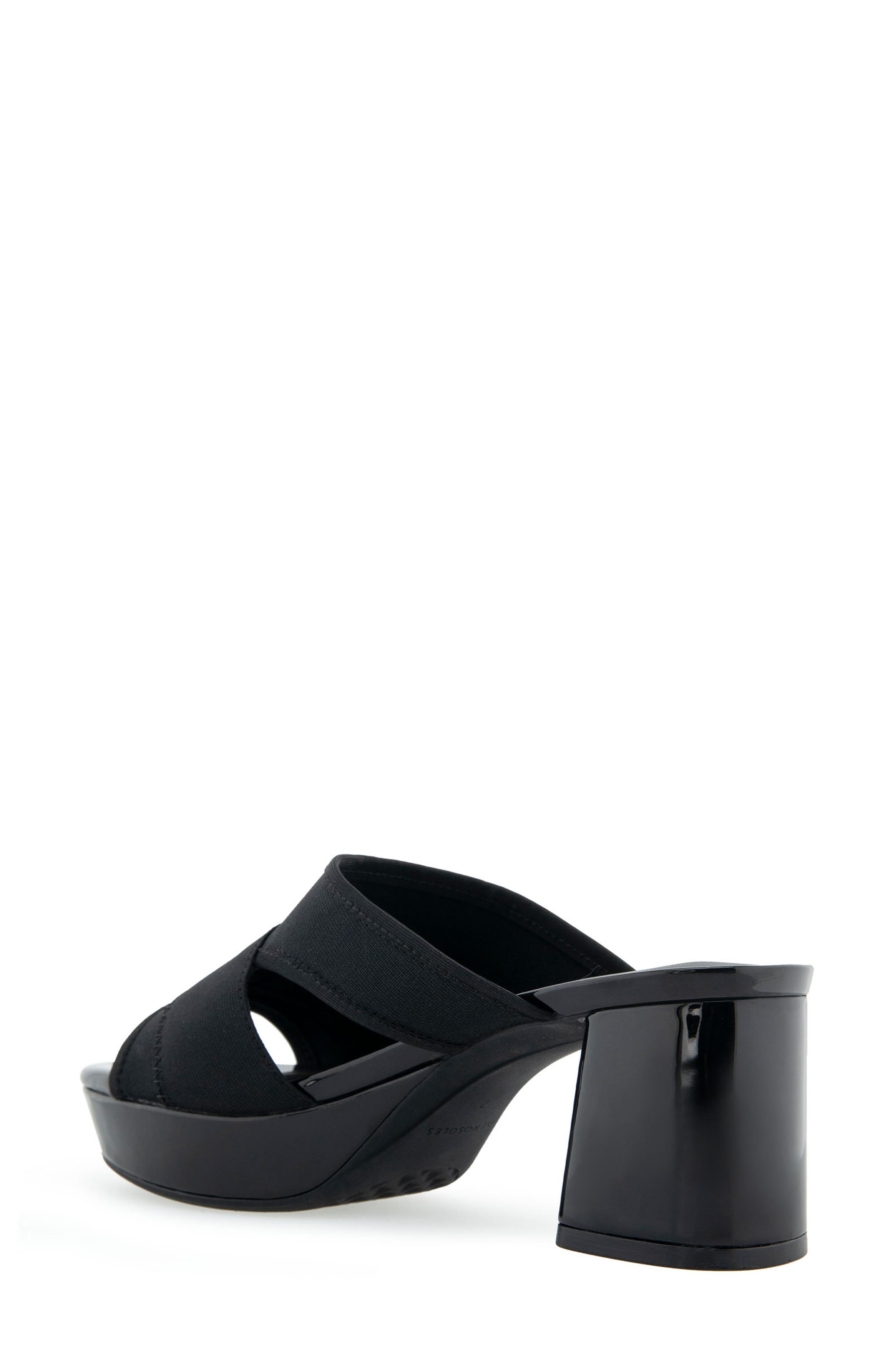Aerosoles Carma Platform Sandal, Alternate, color, Black Elastic