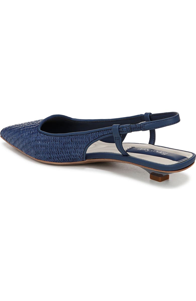 Franco Sarto Palmira Slingback Pointed Toe Pump - Wide Width Available, Alternate, color, Navy