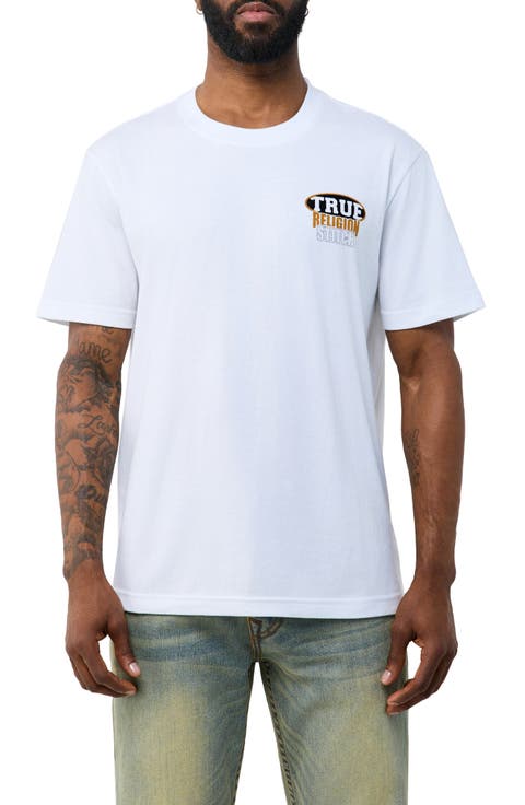 Stacked Logo Cotton Graphic T-Shirt