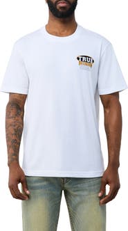 True Religion Stacked Logo Cotton Graphic T-Shirt