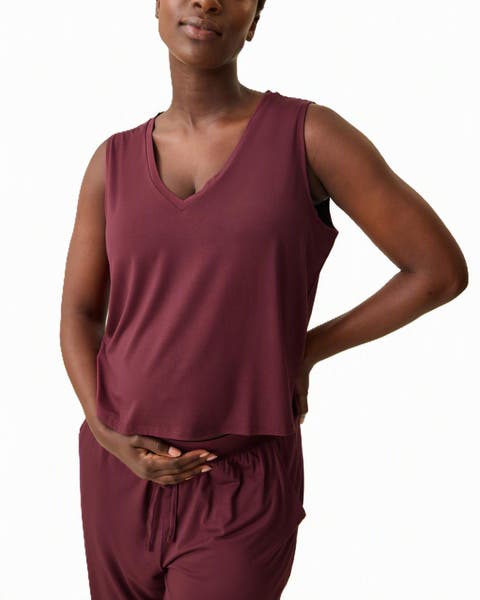 Aria Cropped V-Neck Tank