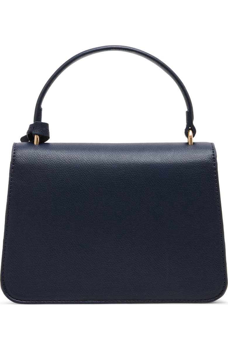 Anne Klein Belt Frame Satchel, Alternate, color, Navy