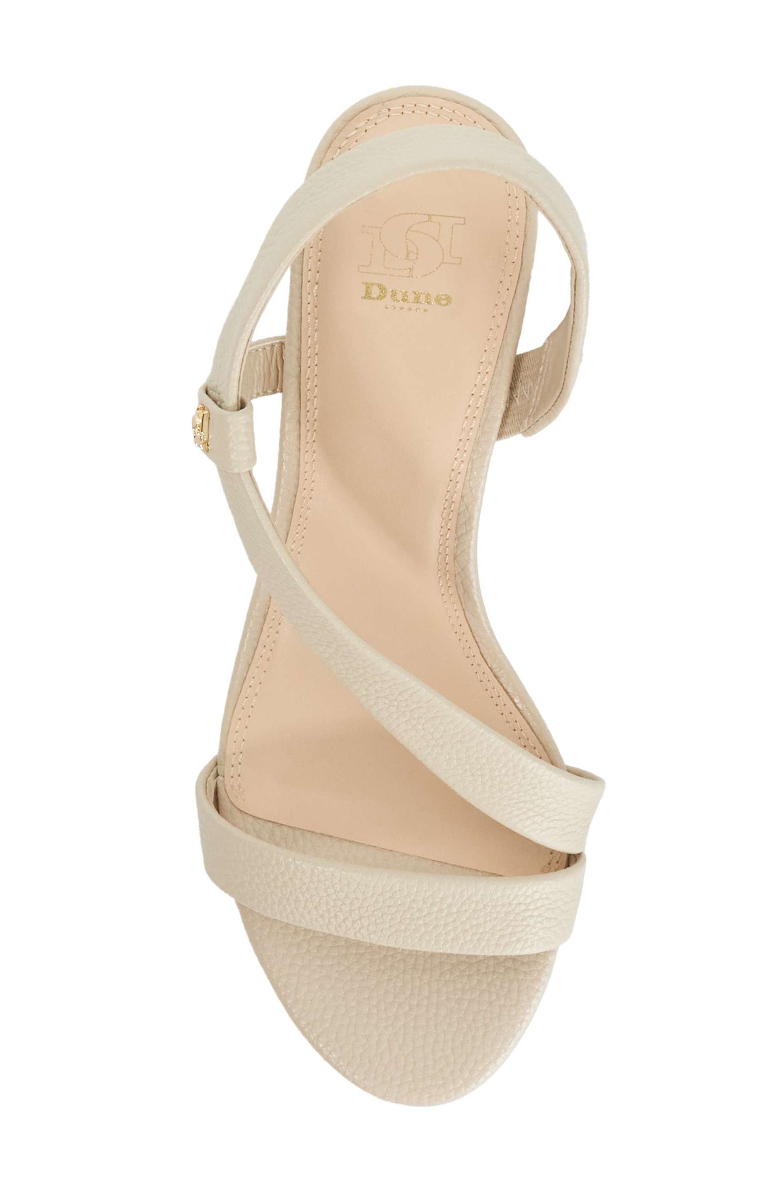 Dune London Jestered Half d'Orsay Sandal, Alternate, color, 