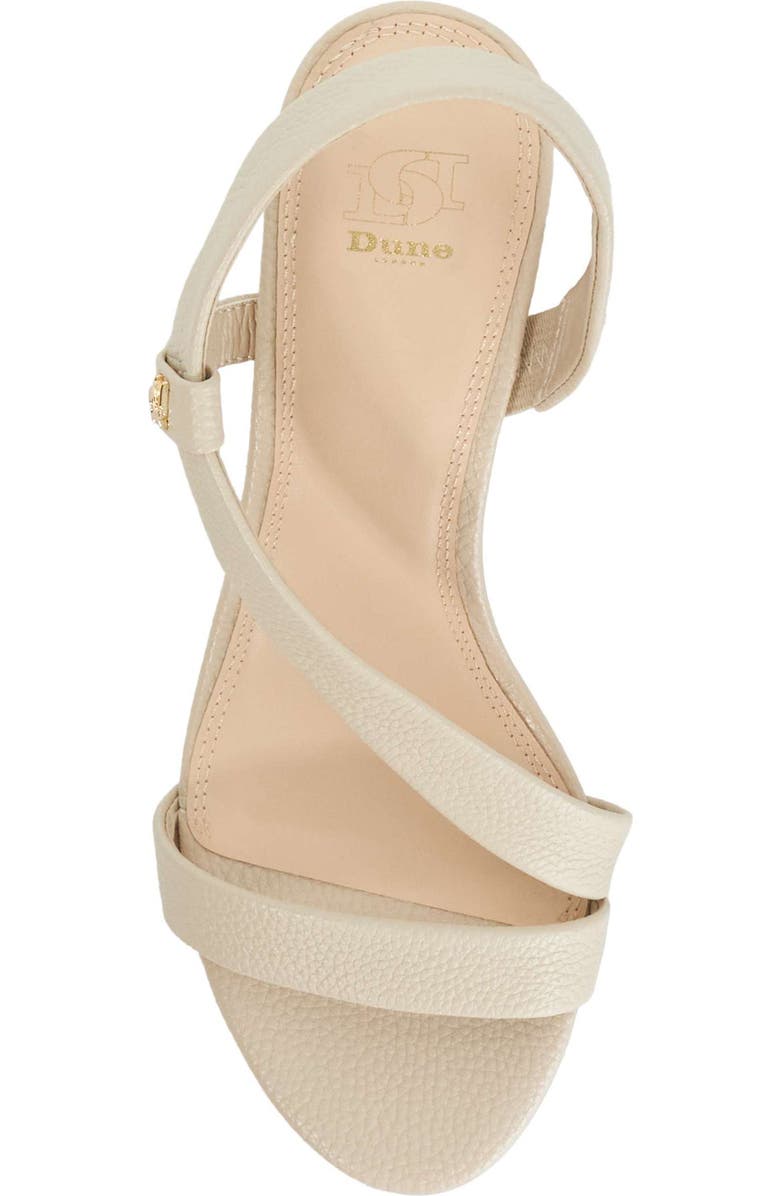 Dune London Jestered Half d'Orsay Sandal, Alternate, color,