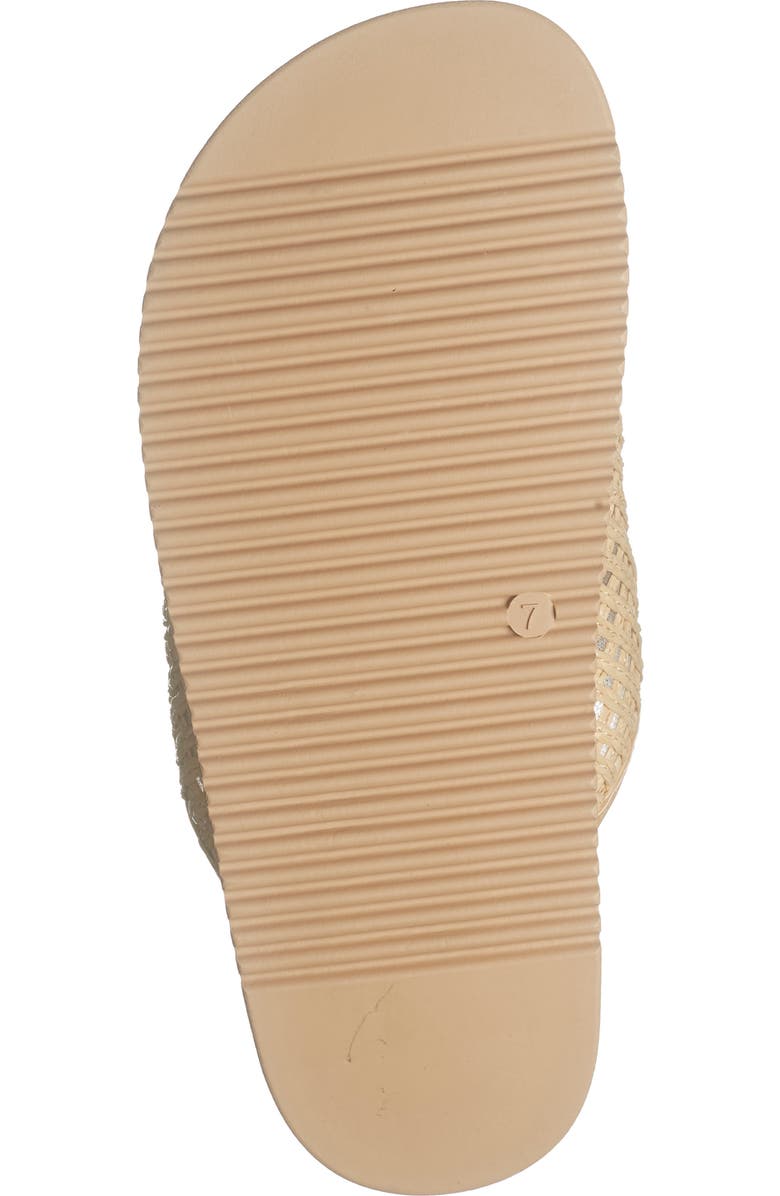 TOP MODA Lyon Sandal, Alternate, color, Beige Raffia
